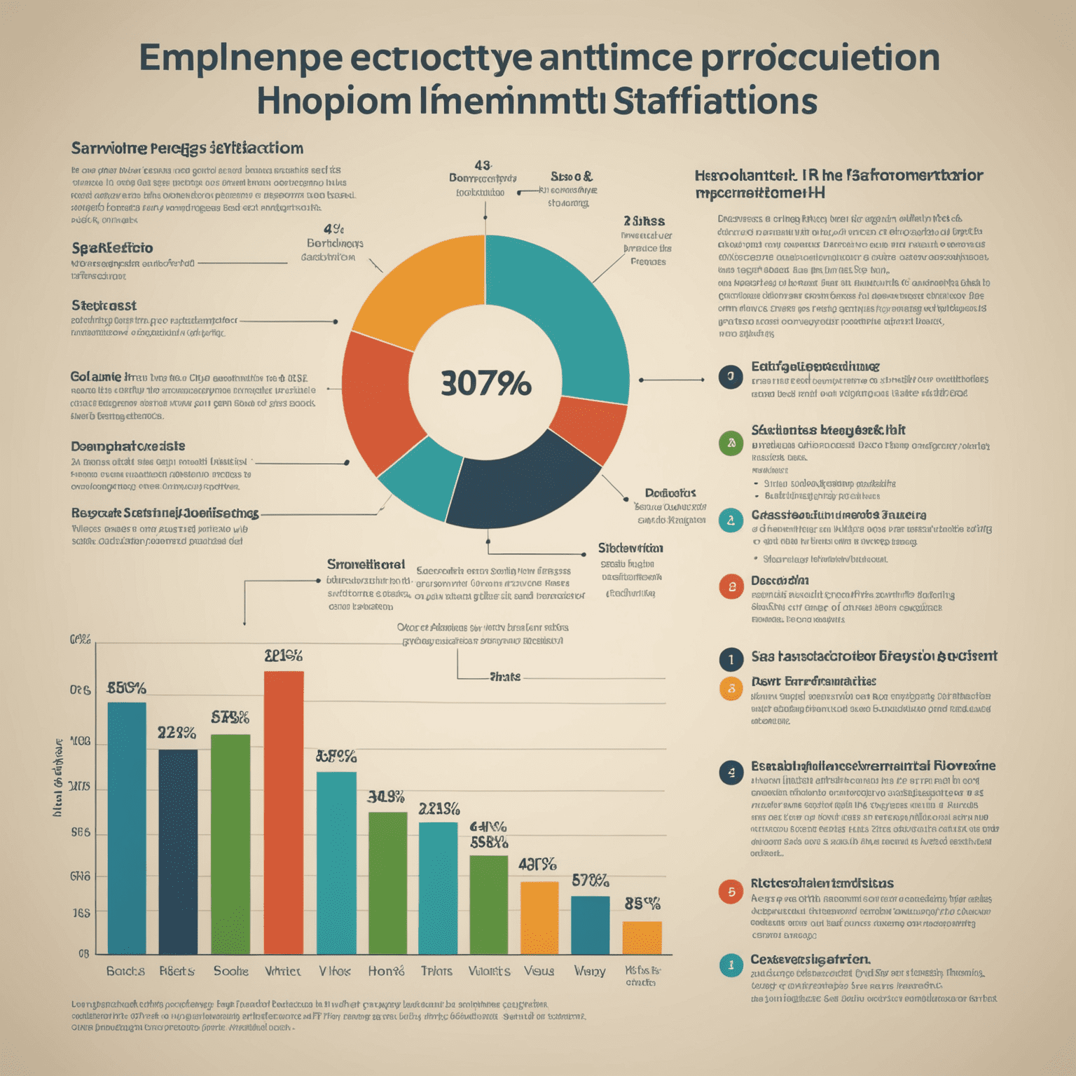 Gráfico que muestra el aumento en la productividad y satisfacción de los empleados después de implementar nuestros servicios de RRHH